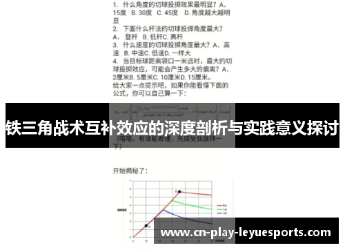 铁三角战术互补效应的深度剖析与实践意义探讨